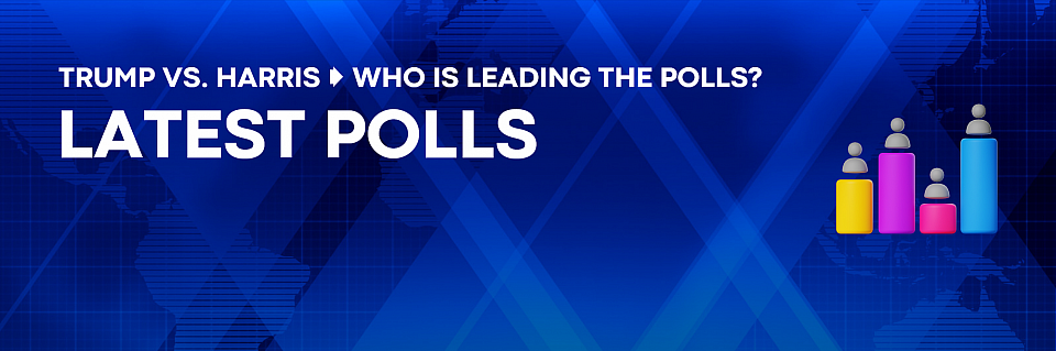 Trump vs. Harris ➧ Who is leading the polls?