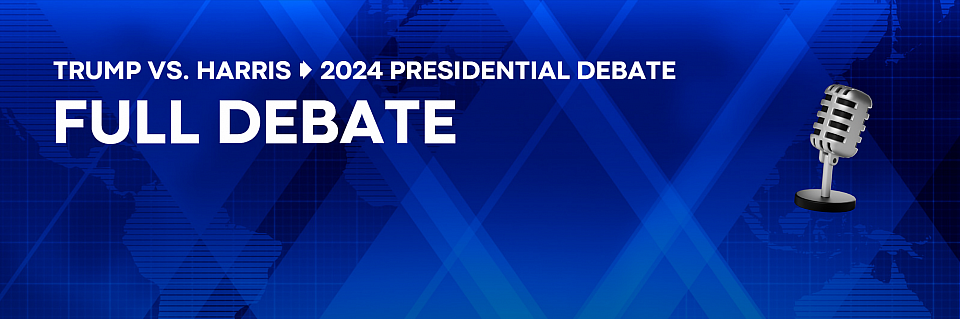 Full Debate ➧ Harris vs. Trump in 2024 Presidential Debate